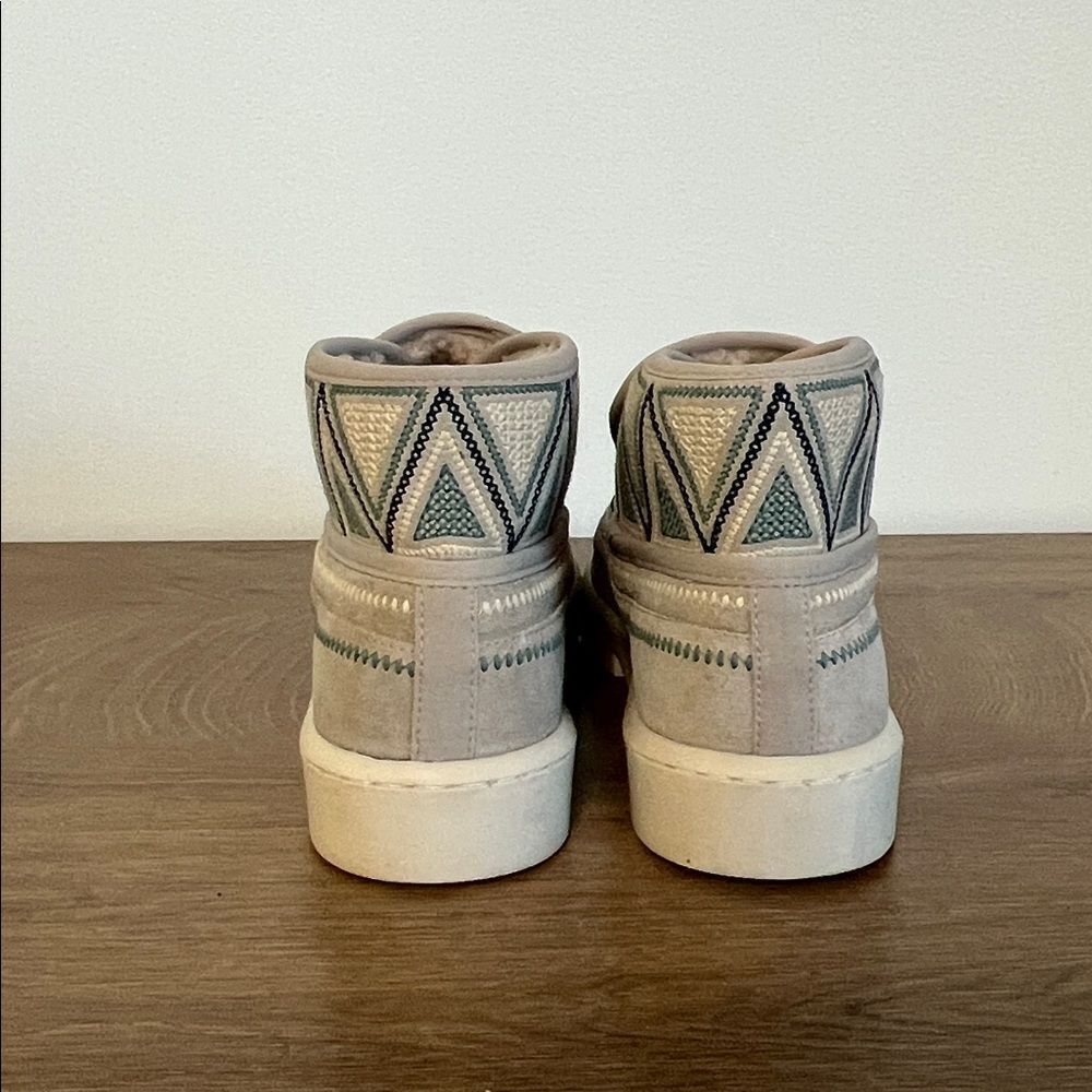 Free People Bernardo Drea Boot Sneaker Winter Ski Bootie Suede Shearling US 6.5 - Picture 4 of 14